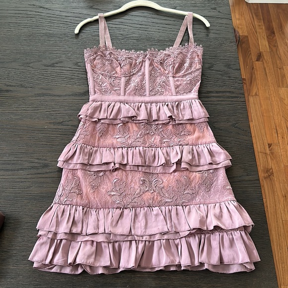 V. Chapman -  Peony Dress in elderberry - Picture 4 of 8